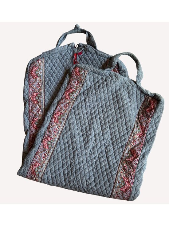Vera Bradley Handbags - Vintage Vera Bradley Garment Bag Denim Blue